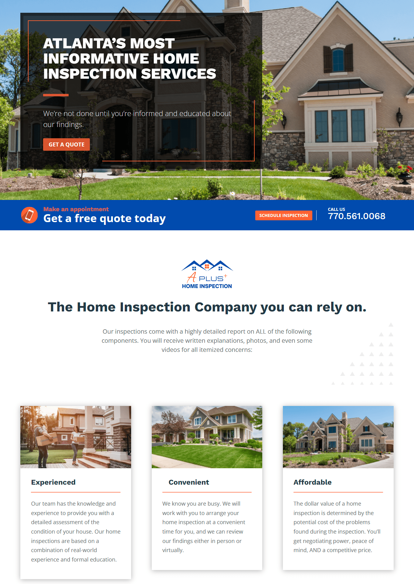 Home Security Website Design